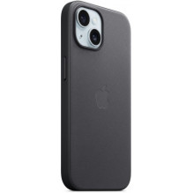 „Apple“ plonas austas dėklas su „MagSafe iPhone 15 Plus“ (MT423ZM / A) juodas „Apple“ plonas austas dėklas su „MagSafe iPhone 15 Plus“ (MT423ZM / A) juodas