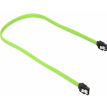 Sharkoon SATA III Angled Cable 0.45m Green