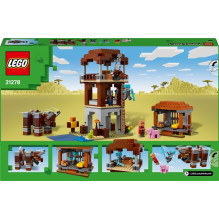 Konstruktorius LEGO® Minecraft Pillager Outpost and Ravager