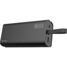 Power bank Sponge Energy 30000 mAh, 22.5 W, pilka