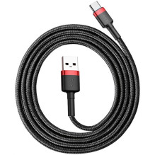 Laidas BASEUS USB TypeA M, USB TypeC M, 1m juodas CATKLF-B91