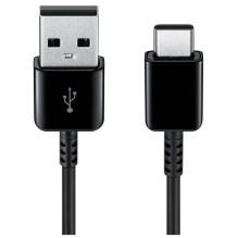 Laidas SAMSUNG USB Type A M, USB Type C M, juodas