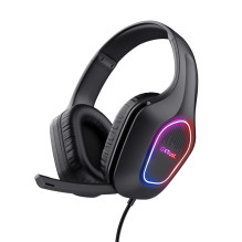HEADPHONES GAMING GXT416 ZIROX TRUST BLACK