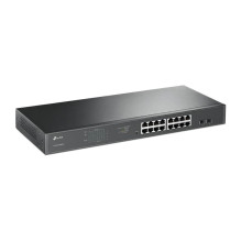 Switch, TP-LINK, TL-SG1218MPE, Desktop / pedestal, Rack, 16x10Base-T / 100Base-TX / 1000Base-T, PoE+ ports 16, 192 Watts