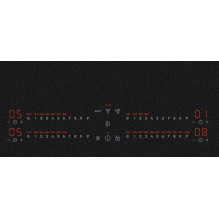 Induction hob with built-in extractor ELECTROLUX ECC83443CZ SaphirMatt black matt 80 cm
