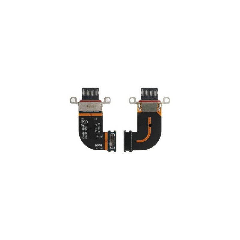 Krovimo lizdas skirtas Samsung X520 (X526) / X620 (X626) (Tab S10 FE / S10 FE+) su lanksčiąja jungtimi / plata OEM