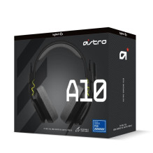 Ausinės - Logitech ASTRO Gaming A10 Gen 2 (laidinės, unidirekcinis mikrofonas, juoda)