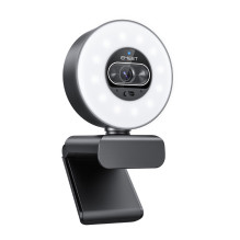 Webcam - Emeet SmartCam S600L 4K, fast autofocus, dual microphones, adjustable ring light