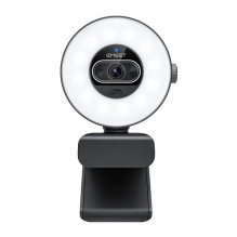 Webcam - Emeet SmartCam S600L 4K, fast autofocus, dual microphones, adjustable ring light