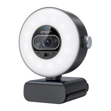 Webcam - Emeet SmartCam S600L 4K, fast autofocus, dual microphones, adjustable ring light