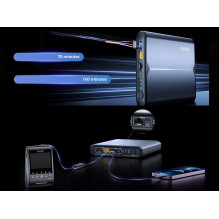 Powerbankas - VIOFO BP100 7650mAh USB PD greitas įkrovimas juodas