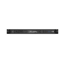 Kompiuterio korpusas - Lanberg SC01-4201-10B 1U Rackmount serverio šasis (5 diskų, 1 PCIe lizdas, juodas)