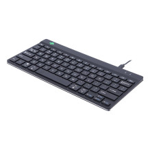 KLAVIATŪRA COMPACT BREAK ENG / BLACK RGOCOUSWDBL R-GO TOOLS
