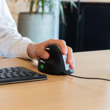 MOUSE USB OPTICAL BREAK / L. BLACK RGOHELE R-GO TOOLS