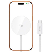 Tech-Protect A50 MagSafe 25W QI2.2 Wireless Charger - White Tech-Protect A50 MagSafe 25W QI2.2 Wireless Charger - White