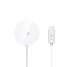 Tech-Protect A50 MagSafe 25W QI2.2 Wireless Charger - White Tech-Protect A50 MagSafe 25W QI2.2 Wireless Charger - White