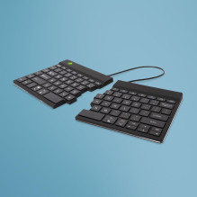 KEYBOARD WRL COMPACT BREAK / JUODOS RGOSBUSWLBL R-GO ĮRANKIAI