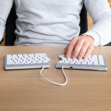 KEYBOARD WRL COMPACT BREAK / BALTI RGOSBUSWLWH R-GO ĮRANKIAI