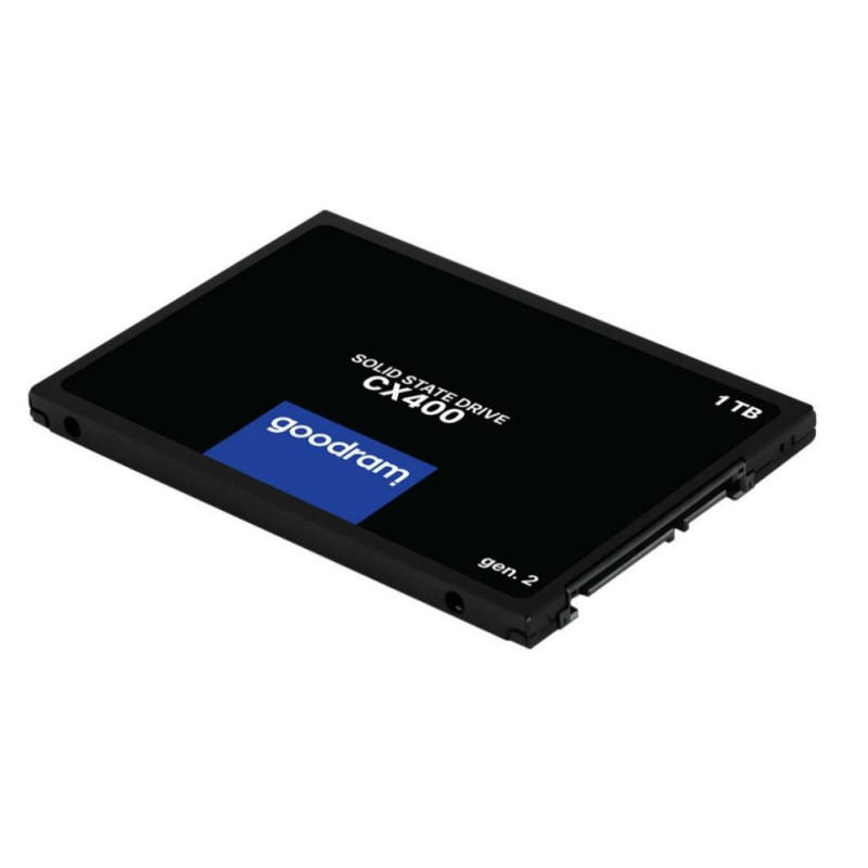 SSD, GOODRAM, CX400 GEN.2, 1TB, SATA, 3D TLC, Įrašymo greitis 500 MB/s, Skaitymo greitis 550 MB/s, 2,5", TBW 720 TB