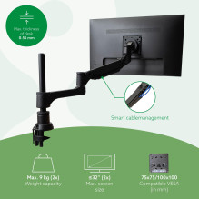 MONITOR ACC ARM CAPARO DUAL / RGOVLCA4TWSI R-GO TOOLS