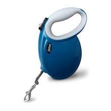 HILTON Smart dog L (30kg) - retractable leash - navy-grey - 5 m