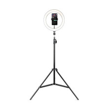 Stovas - Havit ST7012 Pro su Šviesos Žiedu - Juodas Stovas - Havit ST7012 Pro su Šviesos Žiedu - Juodas