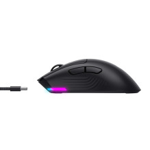 Žaidimų Pelė - Havit MS966WB Belaidė, 7 Mygtukai, USB Type-C, 500mAh, Juoda