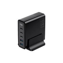 Charger - Havit UCLE004 140W GaN 5-Port Travel EU Black Charger - Havit UCLE004 140W GaN 5-Port Travel EU Black