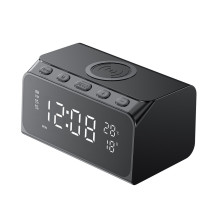 Charger - Havit W3041 6-in-1 with Alarm Clock, Thermometer, LED Display, 15W, USB Ports, ABS, Black Charger - Havit W3041 6-in-1 with Alarm Clock, Thermometer, LED Display, 15W, USB Ports, ABS, Black