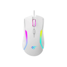Gaming Mouse - Havit MS1033 RGB Wired 9 Buttons 126g White Gaming Mouse - Havit MS1033 RGB Wired 9 Buttons 126g White