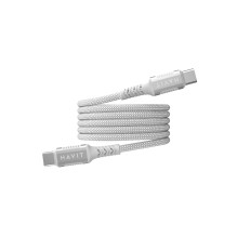 Cable - Havit CB6297 USB Type C Magnetic 60W 1m White Cable - Havit CB6297 USB Type C Magnetic 60W 1m White
