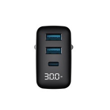 Pakrovėjas - Havit UCLE001 30W GaN 3-Port USB Type-C / A Juodas Pakrovėjas - Havit UCLE001 30W GaN 3-Port USB Type-C / A Juodas
