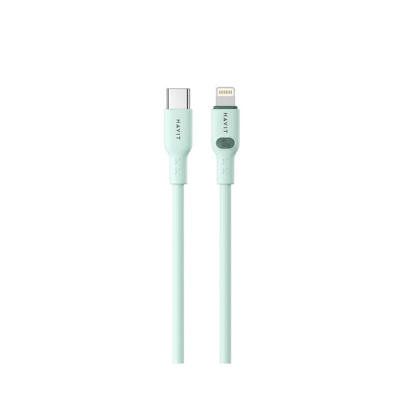 Cable - Havit CB6281 USB Type-C to Lightning 1m Green
