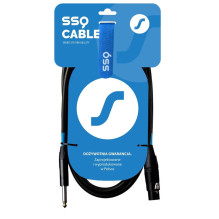 SSQ Cable XZJM1 - Jack mono - XLR female cable, 1 metre SSQ Cable XZJM1 - Jack mono - XLR female cable, 1 metre