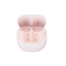 Wireless headphones - HAVIT TW931 TWS, 10mm speaker, 6h playtime, pink