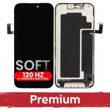 Screen for iPhone 17 Pro Max black (SOFT OLED / Stable 120Hz / Premium) *Removable IC*