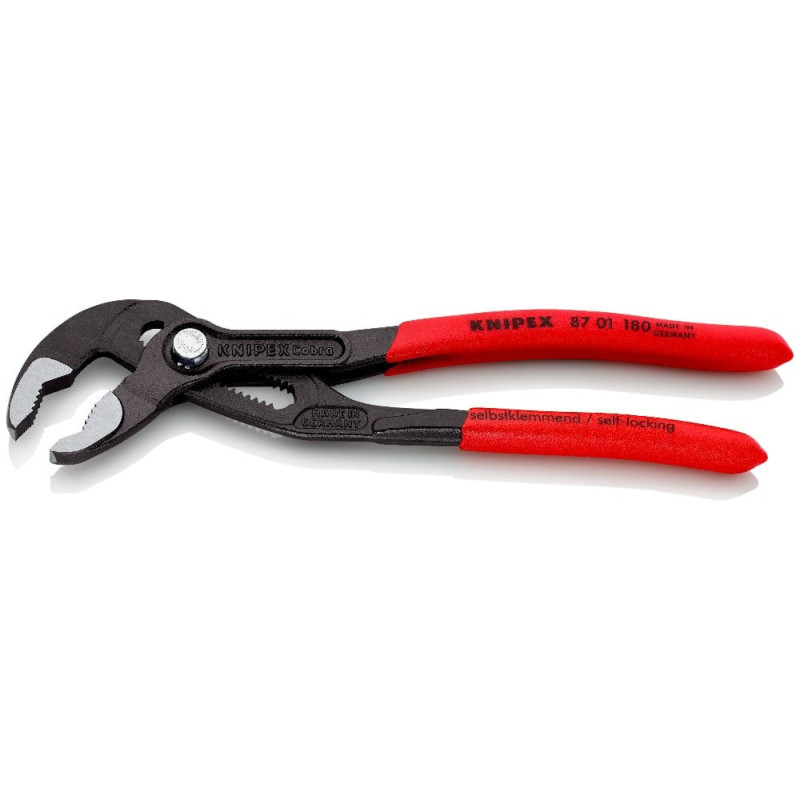Pliers-wrench Knipex 87 01 180 (adjustable expansion, 180mm)