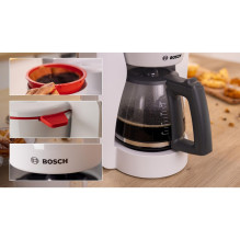 Coffee machine - BOSCH TKA3M131 1.4L, anti-drip, keep warm function, white Coffee machine - BOSCH TKA3M131 1.4L, anti-drip, keep warm function, white