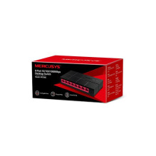 Switch, MERCUSYS, MS108G, Desktop / pedestal, 8x10Base-T / 100Base-TX / 1000Base-T, MS108G