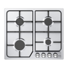 Namų ir virtuvės prietaisas - IsEasy MGBG-604C 4 degiklių dujinė viryklė (nerūdijantis plienas, 2.7 kW, LPG / natūralus 