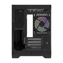 Computer Case - darkFlash Darflash FT418 M-ATX / ITX, 6 ARGB Fans, 3 Tempered Glass Panel, Black Computer Case - darkFlash Darflash FT418 M-ATX / ITX, 6 ARGB Fans, 3 Tempered Glass Panel, Black