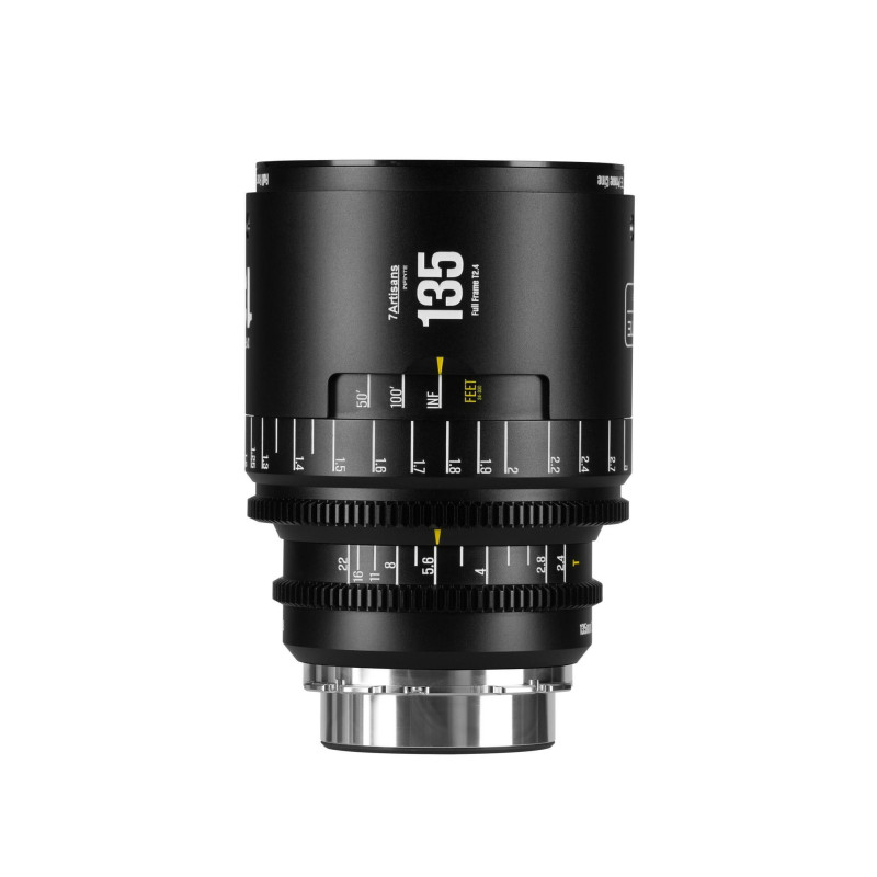 Objektyvas - 7Artisans Infinite 135mm T2.4 PL Mount Cine Objektyvas Juodas