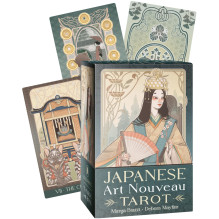 Tarot Card Deck - Japanese Art Nouveau Tarot (Premium) 78 Cards With Instruction Book Multifunctional, 12.7 x 8 x 5.5 cm Tarot Card Deck - Japanese Art Nouveau Tarot (Premium) 78 Cards With Instruction Book Multifunctional, 12.7 x 8 x 5.5 cm