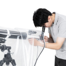 Teleskopo Priedas - JJC TC K2 Teleskopo Lietaus Dangtis, Lengvas PE Medžiaga, Reguliuojama Virvutė, Juoda