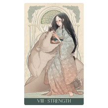 Tarot Card Deck - Japanese Art Nouveau Tarot (Premium) 78 Cards With Instruction Book Multifunctional, 12.7 x 8 x 5.5 cm Tarot Card Deck - Japanese Art Nouveau Tarot (Premium) 78 Cards With Instruction Book Multifunctional, 12.7 x 8 x 5.5 cm