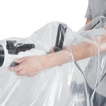 Teleskopo Priedas - JJC TC K2 Teleskopo Lietaus Dangtis, Lengvas PE Medžiaga, Reguliuojama Virvutė, Juoda