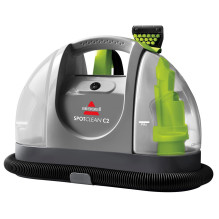 Carpet Cleaner - Bissell Spotclean C2 1.4L Clean Water Tank 1.1L Dirty Water Tank Gray/Green Carpet Cleaner - Bissell Spotclean C2 1.4L Clean Water Tank 1.1L Dirty Water Tank Gray/Green