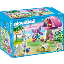 Žaislai, Žaidimai ir Kolekcionavimas - Playmobil 6055 Fėjos su Grybo Namu Set, 4+ Metai, Marga