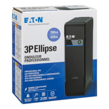 Uninterruptible Power Supply (UPS) - Eaton 3P700UI 0.7 kVA 420 W 4 AC Outlets Black Uninterruptible Power Supply (UPS) - Eaton 3P700UI 0.7 kVA 420 W 4 AC Outlets Black