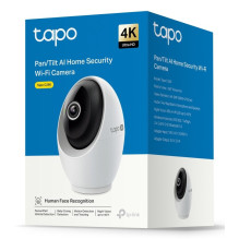 Namų Saugumo Kamera - TP-Link Tapo Pan / Tilt AI 4K Wi-Fi Kamera, 360° Pasukimas, 70° Pakreipimas, Naktinis Matymas, Juo